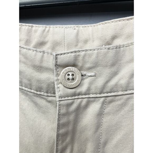 Columbia Pants Mens 36x32 Khaki Canvas Relaxed Fit Hike Camping Outdoors Casual - Picture 7 of 8